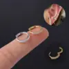 oly-549080832f60a6fcd907ba98bfb916cd Wholesale Ear Cartilage Rings & Studs Simple Style Geometric Copper Plating Artificial Gemstones
