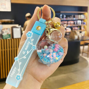Perfume bottle colored beans-Blue