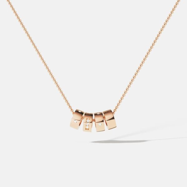 Wholesale Electroplated alloy Morse code adjustable silver necklace, choker, and pendant