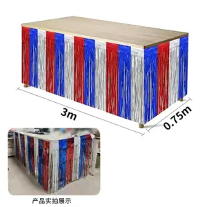 American Independence Day Table Skirt