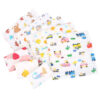 Wholesale Cotton Square Towel Six-Layer Spit Towel High Density Children's Cotton Small Towel Pleated Printed Handkerchief Gauze Wipe Towel