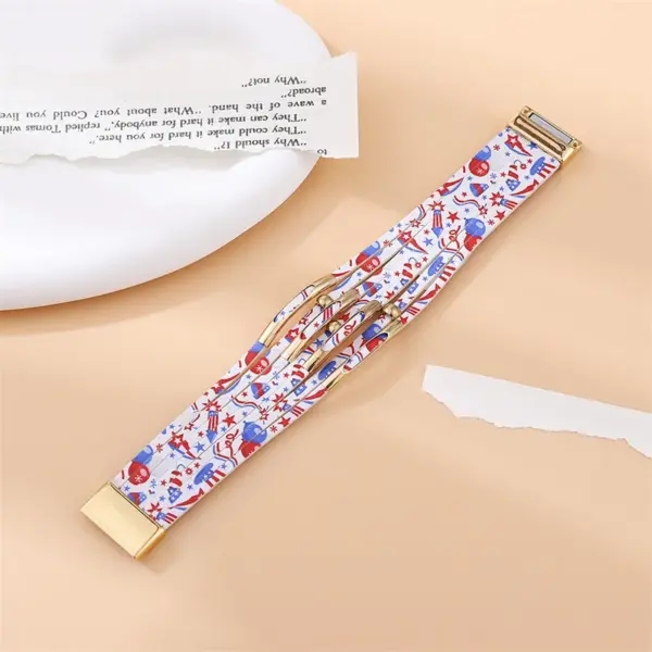 Wholesale Leather Bracelet With Magnetic Buckle Copper Tube Personality Unisex Hand Chain U-Shaped Pattern Electroplated And Xiangyun Craft