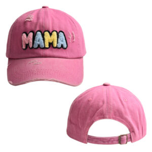 Pink-Colorful MAMA Baseball Cap / Adult style