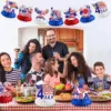 Wholesale 71st Anniversary Decoration Honeycomb Decorations Party Table Decorations American Independence Day Festival Supplies