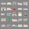 oly-5519205024b93a2a70f7611ff0d3d561 Wholesale 50 teacher graffiti personality inspirational English decorative guitar phone case waterproof wholesale luggage stickers