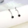 Wholesale Vacuum Plating Real Gold Plated Splicing 304 Stainless Steel Elegant Streetwear Waterproof Non Tarnish Drop Earrings