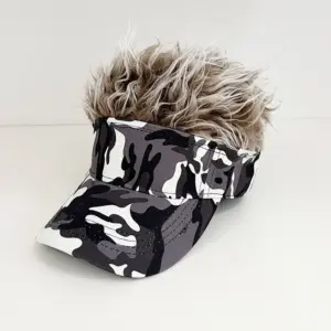 Camouflage-brown Wig / adjustable
