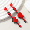 Wholesale  States new fashion Valentine's Day earrings acrylic heart letters love confession lovers earrings tide
