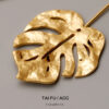 Wholesale Elegant cold style earrings ins Internet celebrity fashion design long leaf earrings French style retro earrings