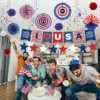 Wholesale Independence Day Party Paper Flag For Festive Tablecloth Decoration