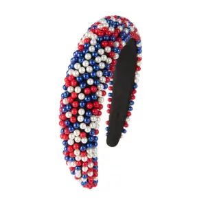 Premium Red White Full Blue Pearl a