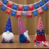 Wholesale 71 Decoration Statue Home Decoration Striped Five-Star Hat Standing Doll Dwarf Toy American National Day Decoration