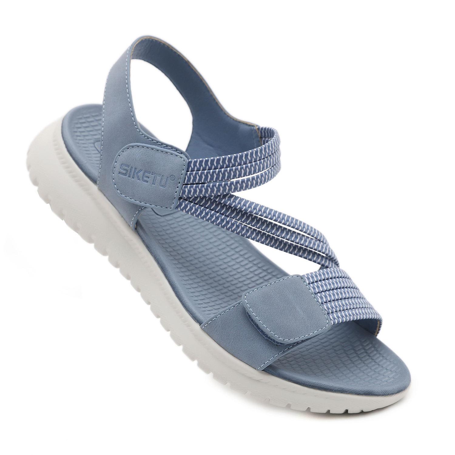 Wholesale H1109-A2 Amazon 2025 Summer New Sandals Women's Lightweight Sporty Comfortable Rubber plus size Sandals