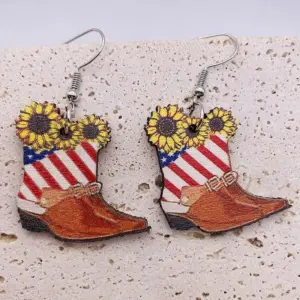 JE0883C / Wooden earrings