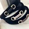 Wholesale fashion high-grade velvet headband niche design metal letter horseshoe buckle headband hairpin for women