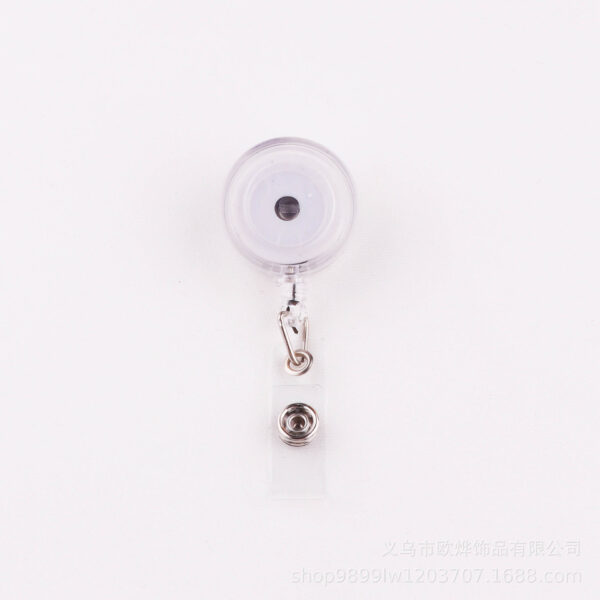 oly-562fc69384515144c92822f0267926e4 Wholesale Glossy all-flat easy-pull buckle retractable buckle lanyard buckle metal back clip chest card easy-pull buckle