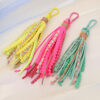 Wholesale Bohemian Style Long Tassel Key Chain Mountaineering Buckle All-match Women's Bag Decorative Pendant Car Pendant