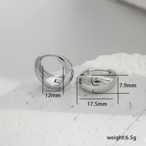 Large Inner Diameter 12mm / Silver