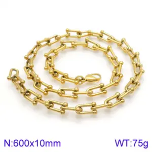 Gold Necklace KN113934-KFC