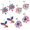 oly-56778b3f48b736753fa4e2073b3e5e26 Wholesale July 4th Ladies Children's No Piercing Ear Cuff Acrylic Firework Earrings Simple Geometric Pattern Jewelry Accessories