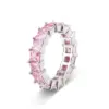 oly-567904c2516b0c7dd8e03b484c9249c9 Wholesale Square Claw Setting Ring For Women In Brass With 18K Real Gold Water Plating And Zircon Inlay