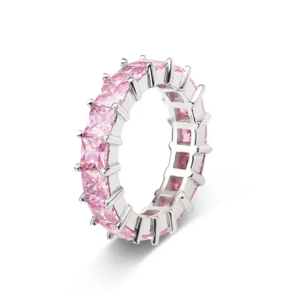 oly-567904c2516b0c7dd8e03b484c9249c9 Wholesale Square Claw Setting Ring For Women In Brass With 18K Real Gold Water Plating And Zircon Inlay