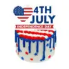 Wholesale American Independence Day Decoration Stars And Stripes Pennant Cake Decoration Balloon Set Party Supplies Holiday Celebration