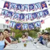 Wholesale 4th Of July Happy Independence Day Decorations American National Day Scene Flag Hanging Decorations Holiday Party Supplies