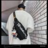 Wholesale Fashion brand messenger bag men's ins Sports waist bag casual fashion shoulder bag female student personality small Cross bag chest bag