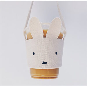 Wholesale Taobao same cartoon rabbit shape beverage cup set outdoor travel milk tea insulated bottle set