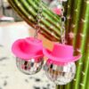 oly-56d2f548401de74376ee9bc707cffedf Wholesaleball straw hat earrings Carnival party accessories hippie clothing accessories
