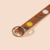 oly-570fe7a8b9a9d8b4433d746c9ab92494 Wholesale Belt for Women with Chrysanthemum Embroidered Bottom Round Buckle 2.7 Versatile Fashion Personalized Factory Direct Supply Casual and Versatile