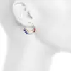 Wholesale Europe And The United States Fashion New Gold American Flag Star Independence Day Theme Earrings Wholesale