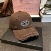 Wholesale D standard letter baseball cap ripped hat popular brand Celebrity Celebrity same style peaked cap spring and summer sun protection hat