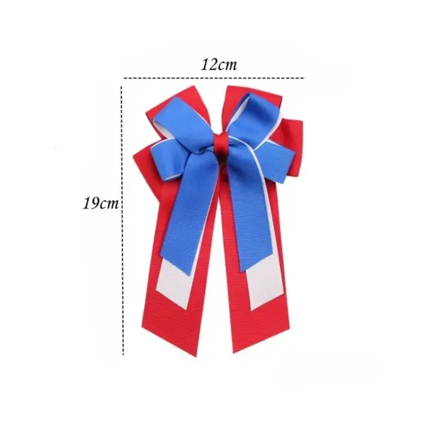 Wholesale Halloween Hair Clips Multi-style American Flag Simple Bow Hair Accessories Girls Top Clips Pair Clips Hair Accessories