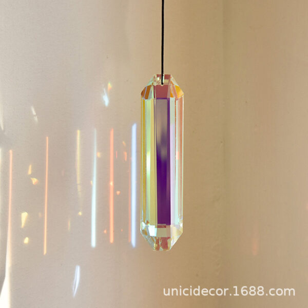 oly-577aaf89443cb0ddd020b802aec32e66 Wholesale Sun Catcher Crystal Rainbow Prism Pendant Window Bedroom Magic Color Hanging Wall Decoration Wind Bell DIY Accessories