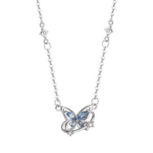 Tassel butterfly necklace chain