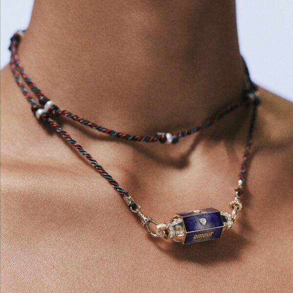 Wholesale Valentine's Day Color Tarot Necklace Niche Design Star Eye Pendant Gold Plated Color Preservation