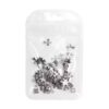 Wholesale Vintage Nail Art Jewelry Wholesale Punk Cross Scout Flower Diablo Silver Metal Nail Jewelry
