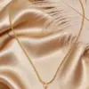 Wholesale Starfish Necklace For Women With Waterproof Non Tarnish 304 Stainless Steel, 18K Real Gold Plated And Zircon Inlay, Featuring Box Chain