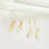 Wholesale Geometric Stud Earrings For Women With 925 Sterling Silver Posts, Waterproof Non Tarnish Copper, 14K Real Gold Plated And Zircon Inlay