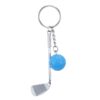 Wholesale  golf keychain pendant gift golf creative metal ornaments crafts