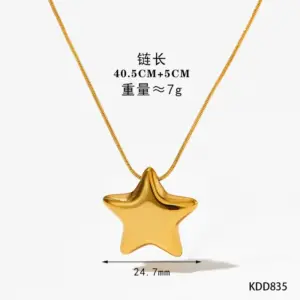 Gold, Small Size Necklace Kdd835