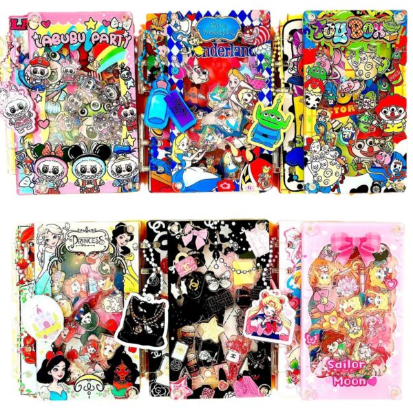 oly-57d8ef33eb459fbb3813b560df98b897 Wholesale Acrylic shake notebook notebook trembles TK explosions loose-leaf diyA7A5 OLY Exclusive