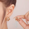 oly-57e2a849e3f11c2e73bec08700d4194d Wholesale special jewelry earrings creative metal elements circle multi-layer knotted earrings