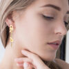 oly-57f9238055877ec598b2ed58625307fa Wholesale Earrings elegant creative knotted earrings retro valentine's day