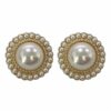 oly-58049fef6598dd4c7a37dc4a4d178d5e Wholesale 925 Silver Needle Retro Hong Kong Style Hepburn Style Pearl Earrings Internet Celebrity Elegant Niche High-End Popular Hoop Earrings