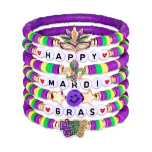 oly-580b5ef7ea05cee142f4956ddf636be2 Wholesale Hot-selling cross-border e-commerce product from Europe and America: Bohemian Western festival Grasse Carnival party polymer clay bracelet with layered designs