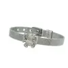Wholesale Unisex Animal Bracelet With Bezel Setting, PVD Coated 304 Stainless Steel Featuring Zircon Inlay And 0.03µm Gold Plating Thickness