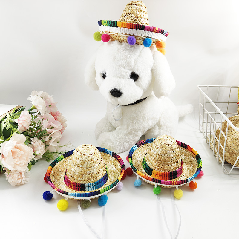 Wholesale Cross-border Amazon Carnival Halloween Hat Birthday Party Supplies Adult Children Mexican Pet Hat
